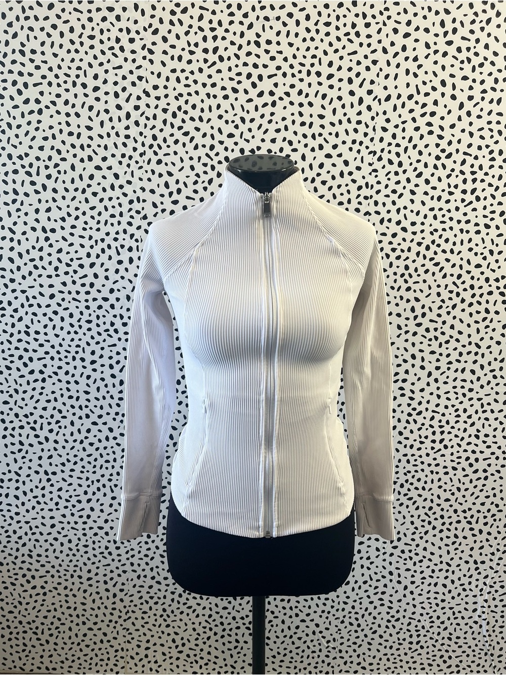 Athleta White Zip Up Jacket